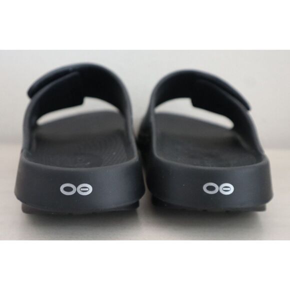 Oofos 1553 Unisex Men's Sz 11 Women's 13 Black Camo Ooahh Sport Flex Slides - Picture 10 of 10